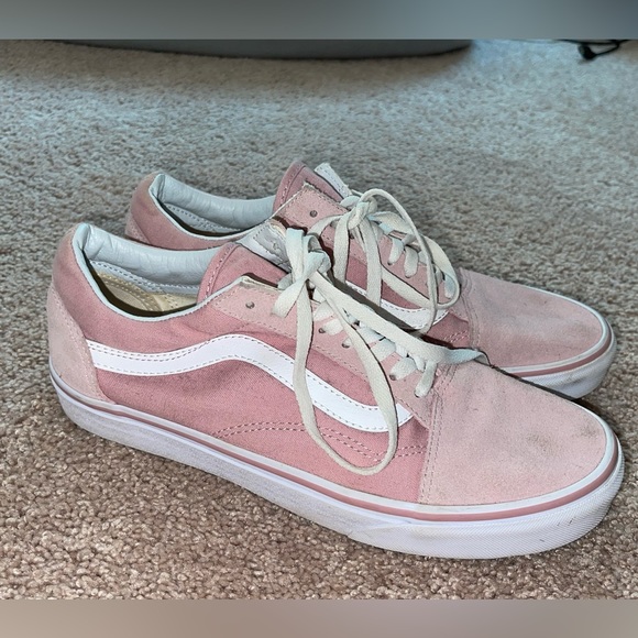 Light Pink Old School Vans - Picture 3 of 6